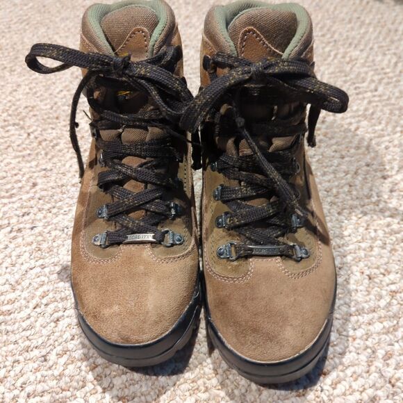 ASOLO Rainier Hiking Boots Womens 7 Brown Suede Gore Tex Trail Outdoor - Picture 2 of 7